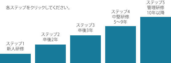 各ステップをクリックしてください。